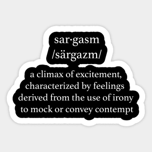 Sar.gasm Definition Sticker